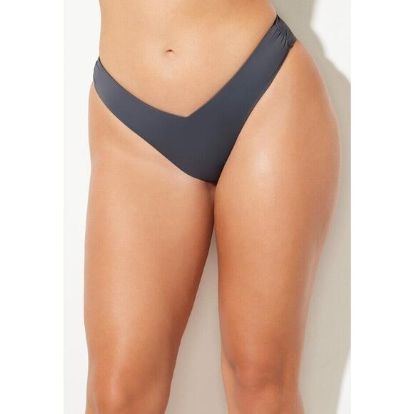 SwimsuitsForAll Other - Swimsuits For All High Leg Cheeky Bikini Brief Anchor Black Size 16 NWT